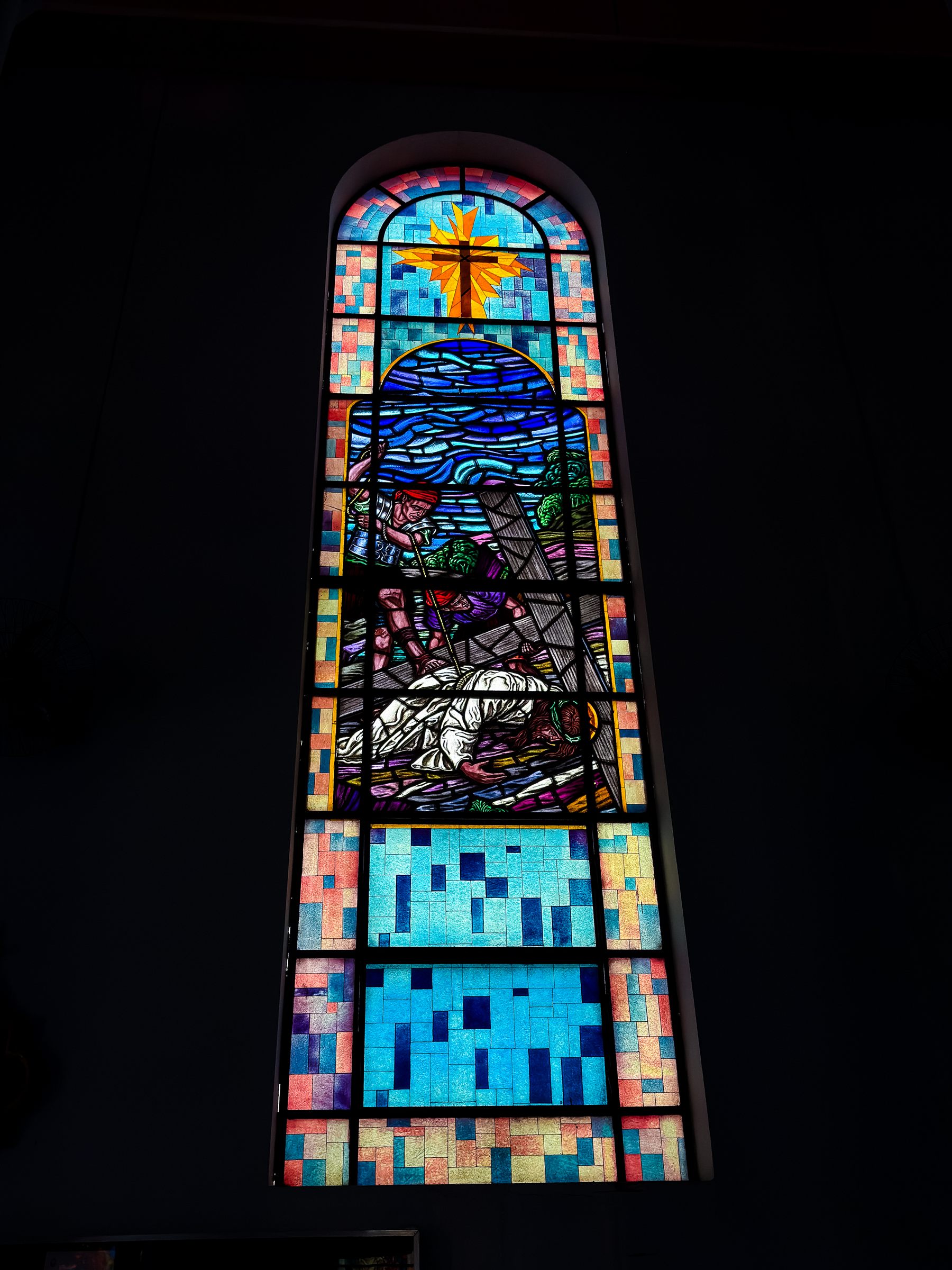 Paróquia de São Sebastião - vitral